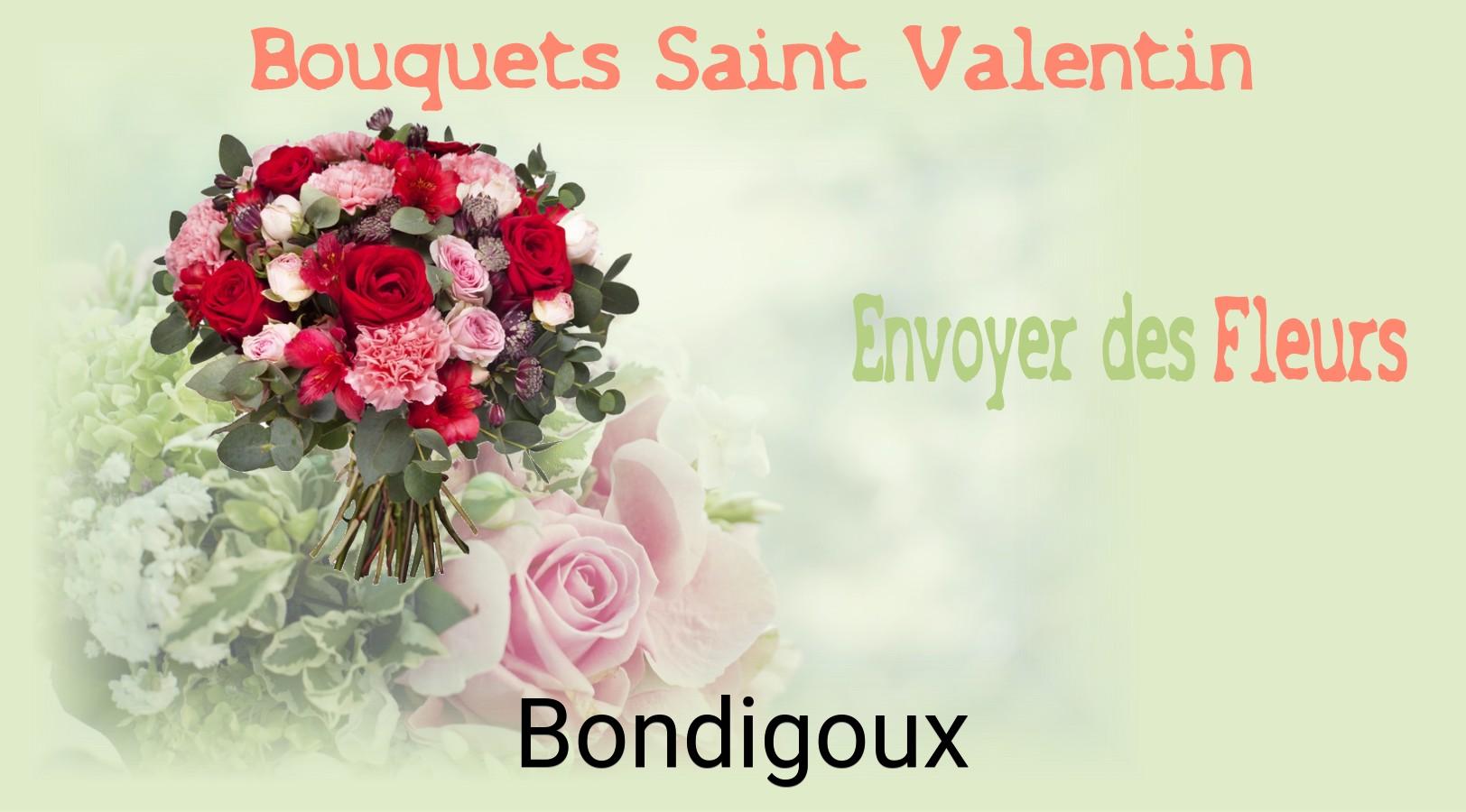 Roses de Saint-Valentin livrées à Bondigoux